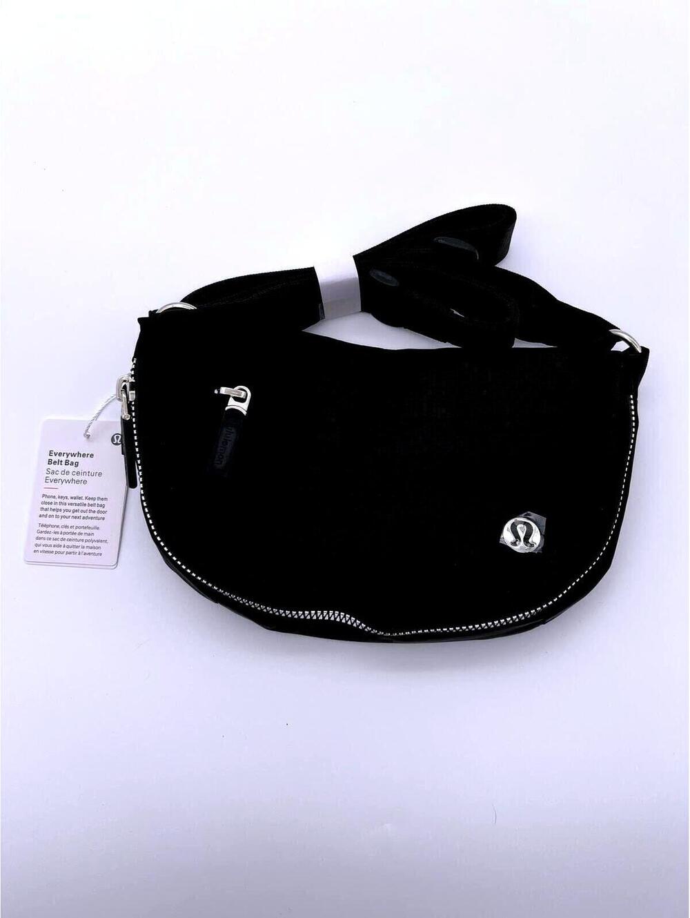 Lululemon athletica All Night Festival Bag Micro 2L Everywhere Belt Bag black